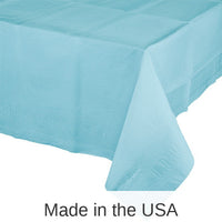 6/Case Bulk Pastel Blue Paper Table Covers 54