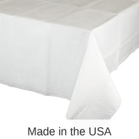 6/Case Bulk White Paper Table Covers 54