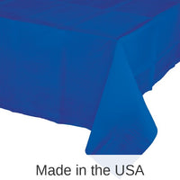 6/Case Bulk Cobalt Blue Paper Table Covers 54