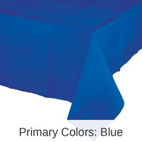 6/Case Bulk Cobalt Blue Paper Table Covers 54