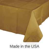 6/Case Bulk Glittering Gold Paper Table Covers 54