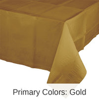 6/Case Bulk Glittering Gold Paper Table Covers 54