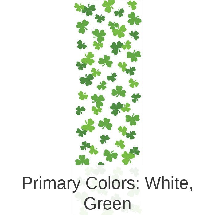 12/Case Bulk Shamrock Plastic Table Covers