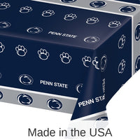 12/Case Bulk Penn State Nittany Lions Plastic Table Covers
