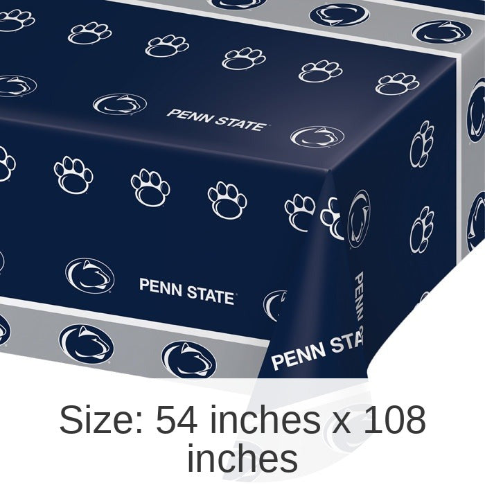 12/Case Bulk Penn State Nittany Lions Plastic Table Covers