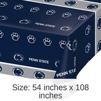 12/Case Bulk Penn State Nittany Lions Plastic Table Covers
