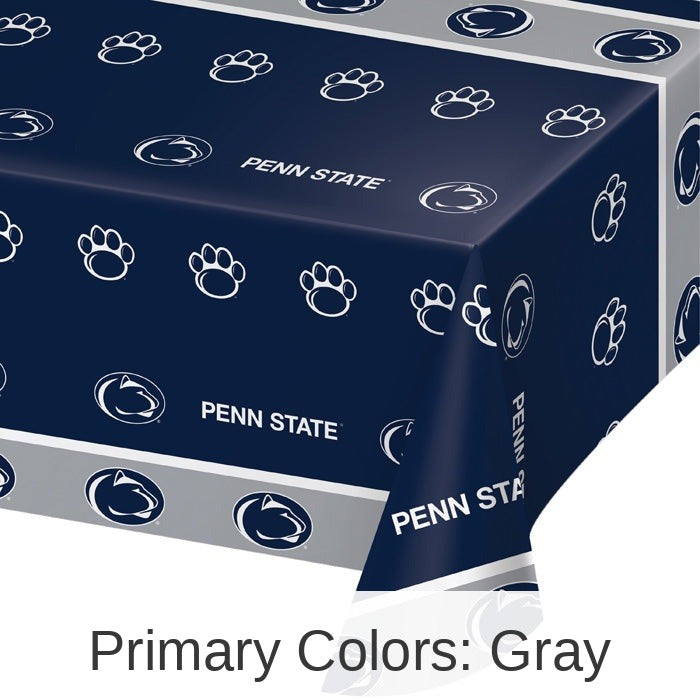 12/Case Bulk Penn State Nittany Lions Plastic Table Covers