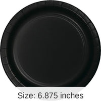 900/Case Bulk Black Velvet Dessert Plates