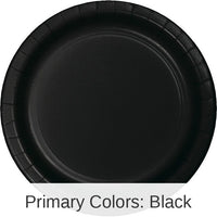 900/Case Bulk Black Velvet Dessert Plates