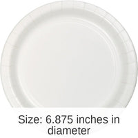 900/Case Bulk White Dessert Plates