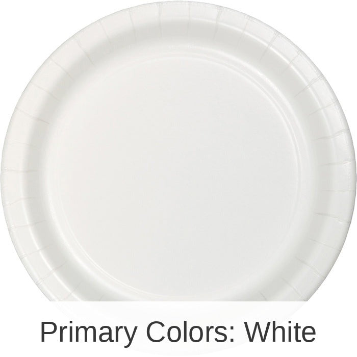 900/Case Bulk White Dessert Plates