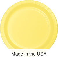 240/Case Bulk Mimosa Paper 6.75 inch Dessert Plates