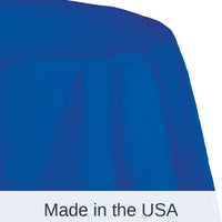 12/Case Bulk Cobalt Blue Round Paper Table Covers 82 inch