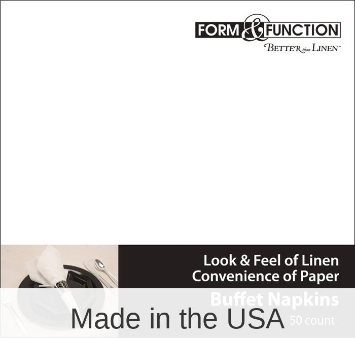 600/Case Bulk Better than Linen White Guest Towels Catering Pack