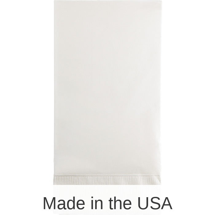 192/Case Bulk White 3 Ply Guest Towels