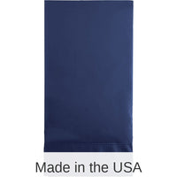 192/Case Bulk Navy 3 Ply Guest Towels