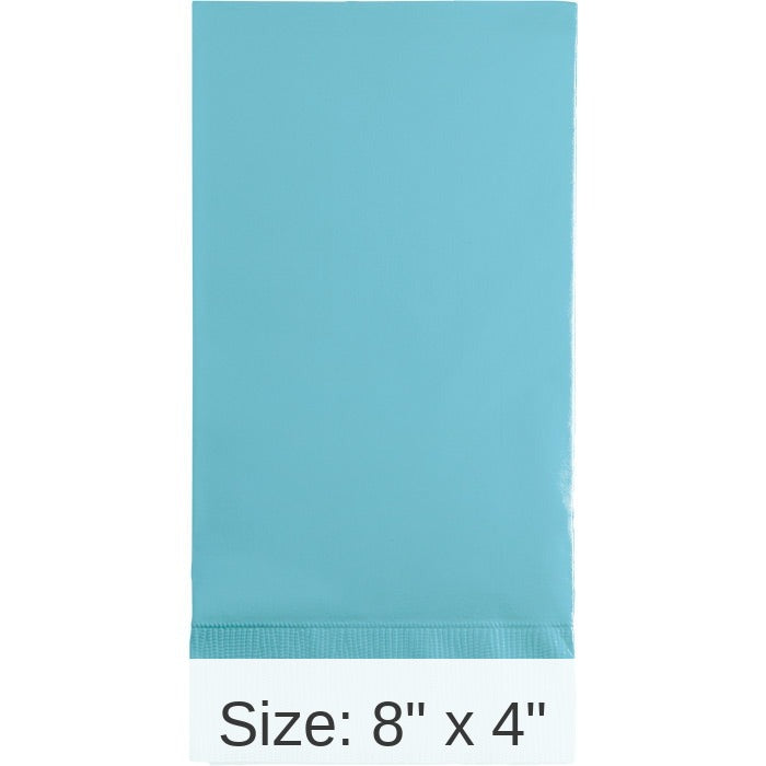 192/Case Bulk Pastel Blue 3 Ply Guest Towels