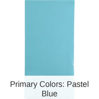 192/Case Bulk Pastel Blue 3 Ply Guest Towels
