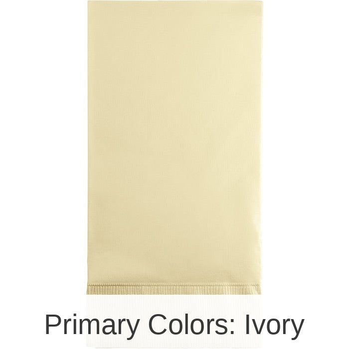 192/Case Bulk Ivory 3 Ply Guest Towels