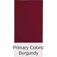 192/Case Bulk Burgundy 3 Ply Guest Towels