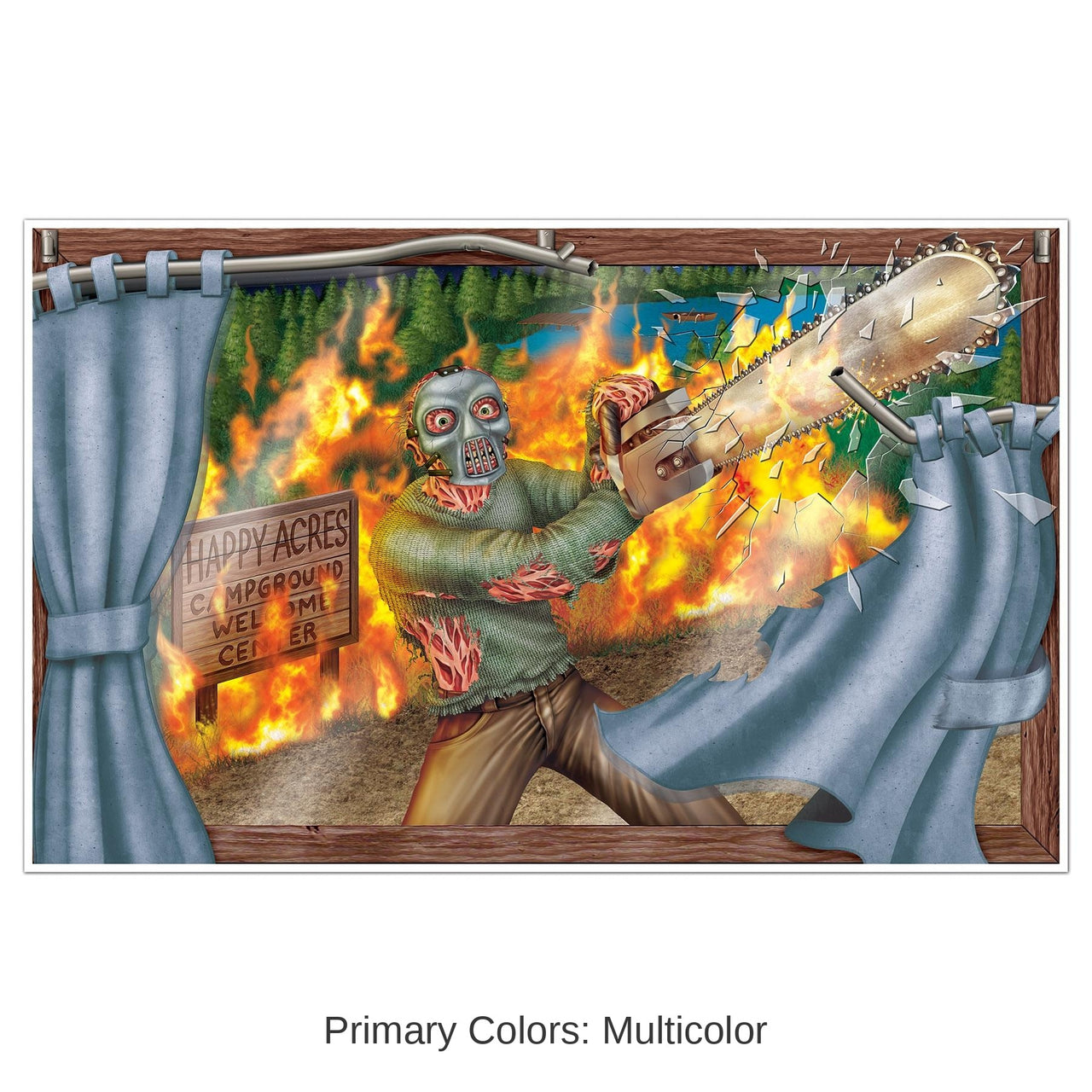 6 Pack Bulk Halloween Horror Insta-View Decoration