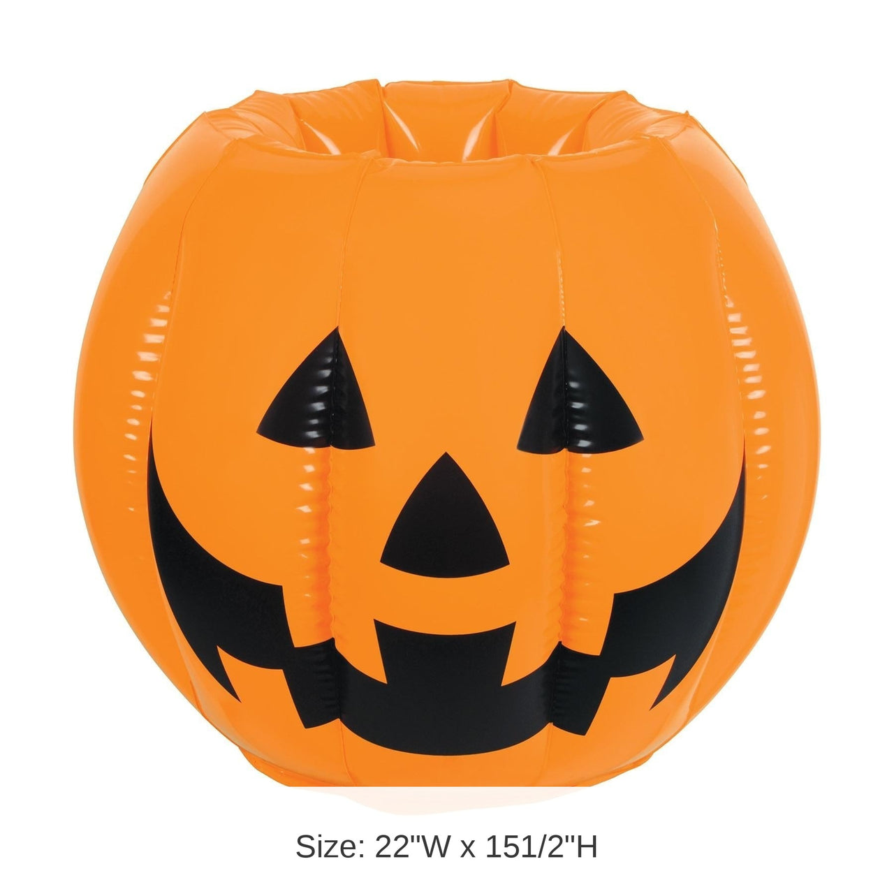 6 Pack Bulk Halloween Inflatable Jack-O-Lantern Cooler