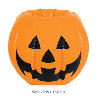 6 Pack Bulk Halloween Inflatable Jack-O-Lantern Cooler