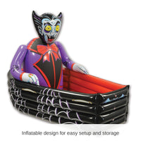 Halloween Inflatable Vampire & Coffin Cooler