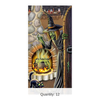 12 Pack Bulk Halloween Witch's Brew Door Cover