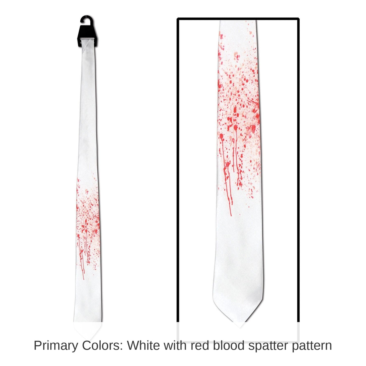 12 Pack Bulk Halloween Blood Spatter Tie