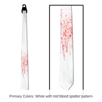 12 Pack Bulk Halloween Blood Spatter Tie