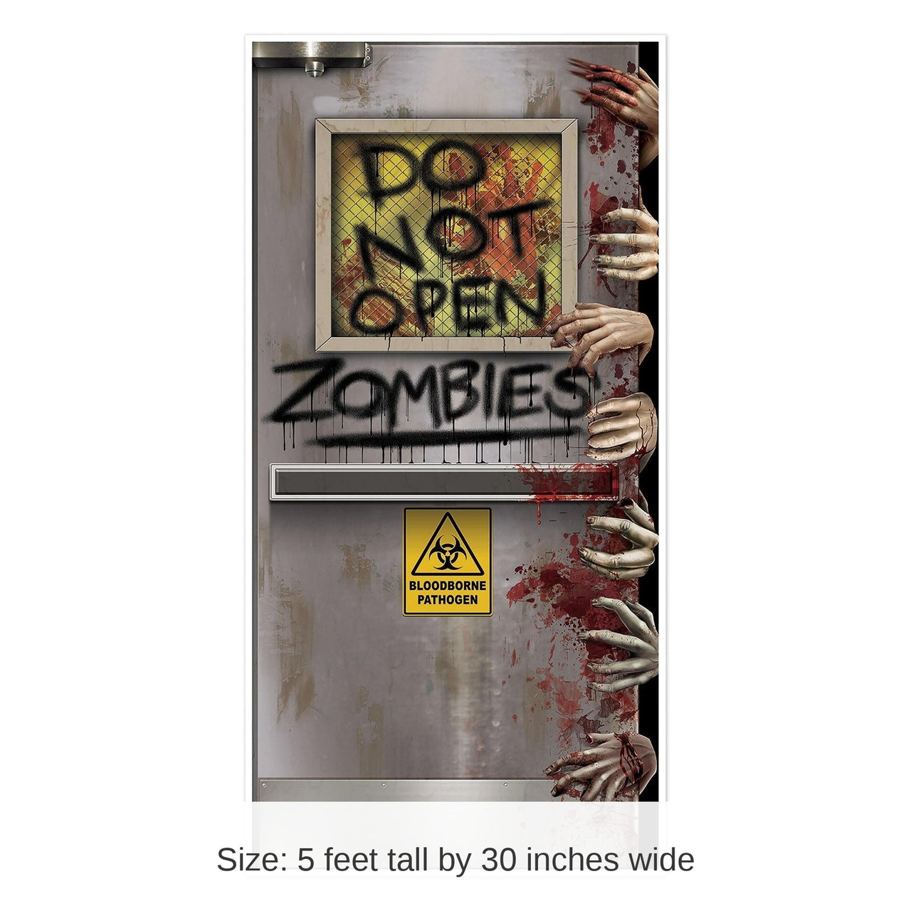 12 Pack Bulk Halloween Zombies Lab Door Cover