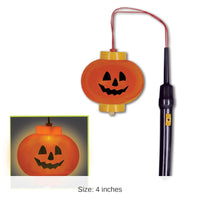 12 Pack Bulk Halloween Light-Up Pumpkin Lantern