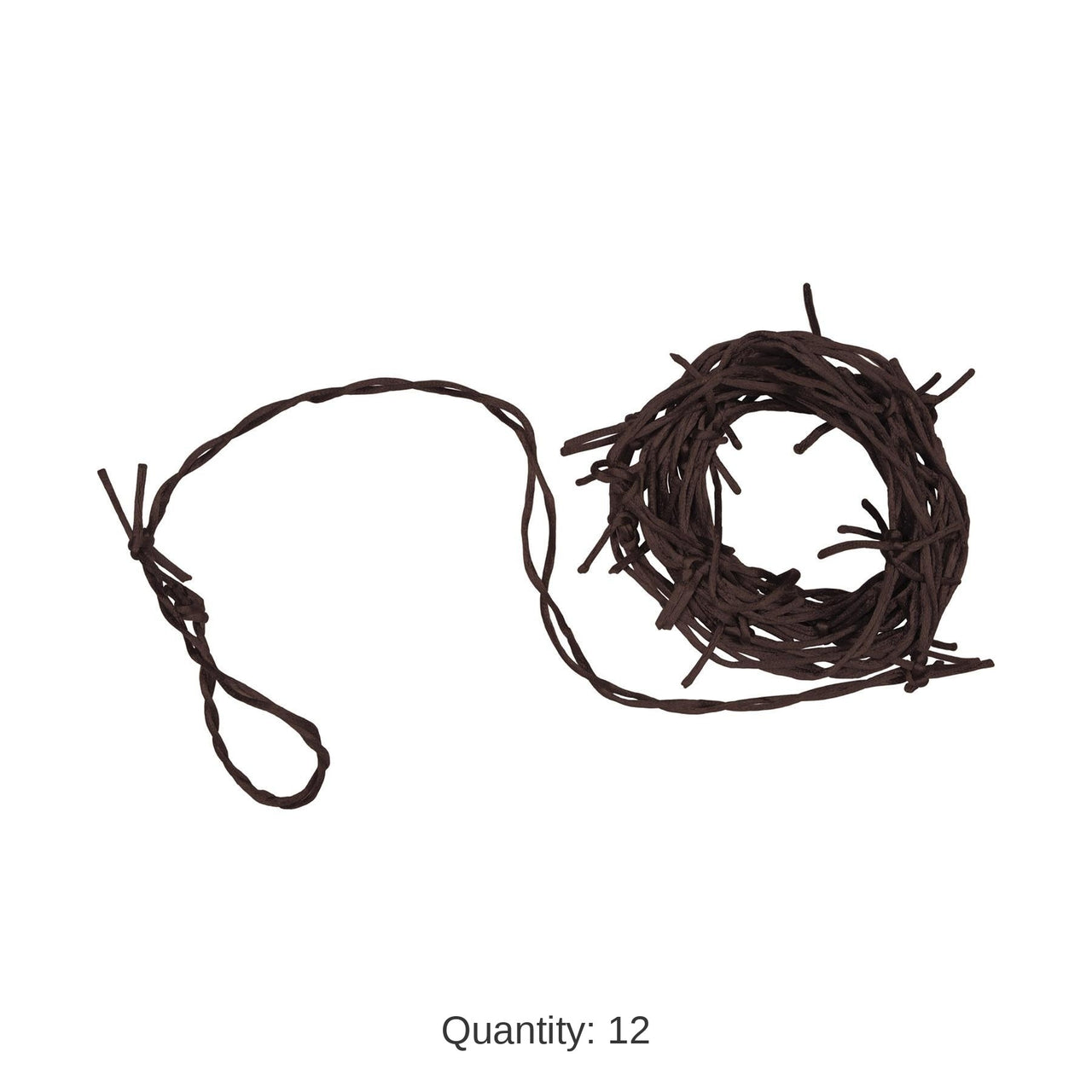 12 Pack Bulk Halloween Rusty Barbed Wire Garland