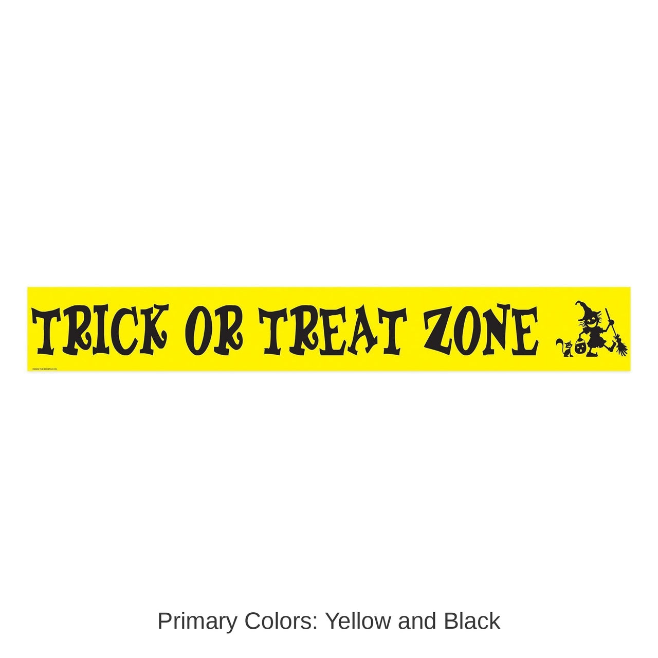 12 Pack Bulk Halloween Trick Or Treat Zone Party Tape 20 ft Roll
