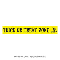 12 Pack Bulk Halloween Trick Or Treat Zone Party Tape 20 ft Roll