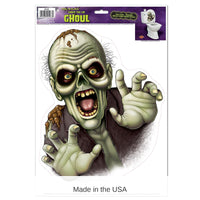 12 Pack Bulk Halloween Under The Lid Ghoul Peel 'N Place Clings