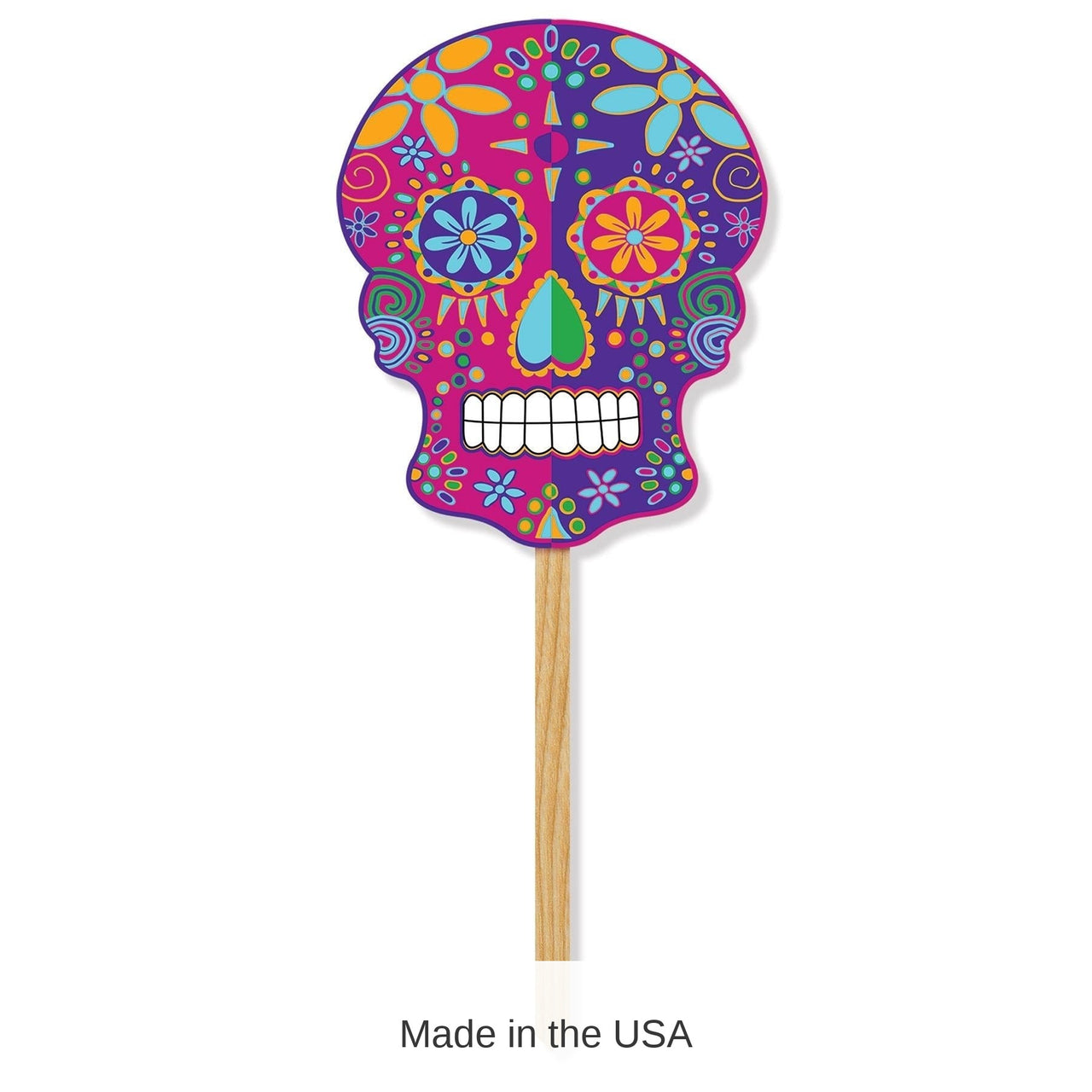 6 Pack Bulk Day Of The Dead Yard Sign