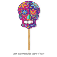6 Pack Bulk Day Of The Dead Yard Sign