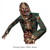 6 Pack Bulk Halloween 3-D Zombie Wall Decoration