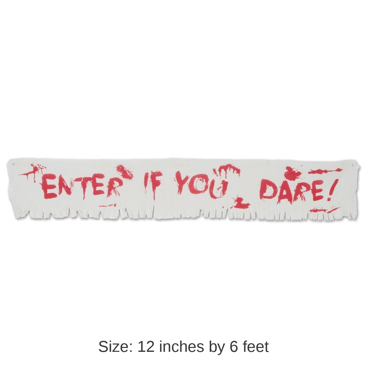 12 Pack Bulk Halloween Enter If You Dare! Fabric Banner