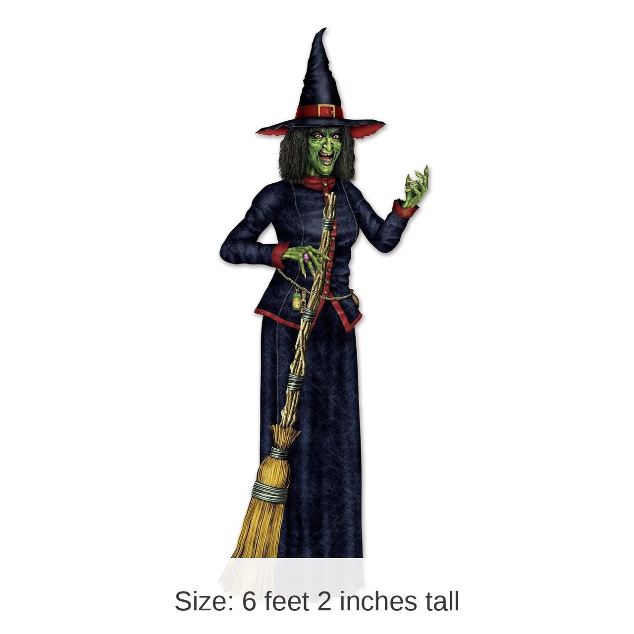 12 Pack Bulk Halloween Jointed Witch