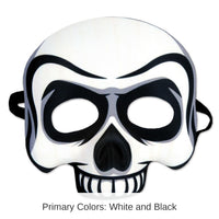 6 Pack Bulk Halloween Skull Half Mask
