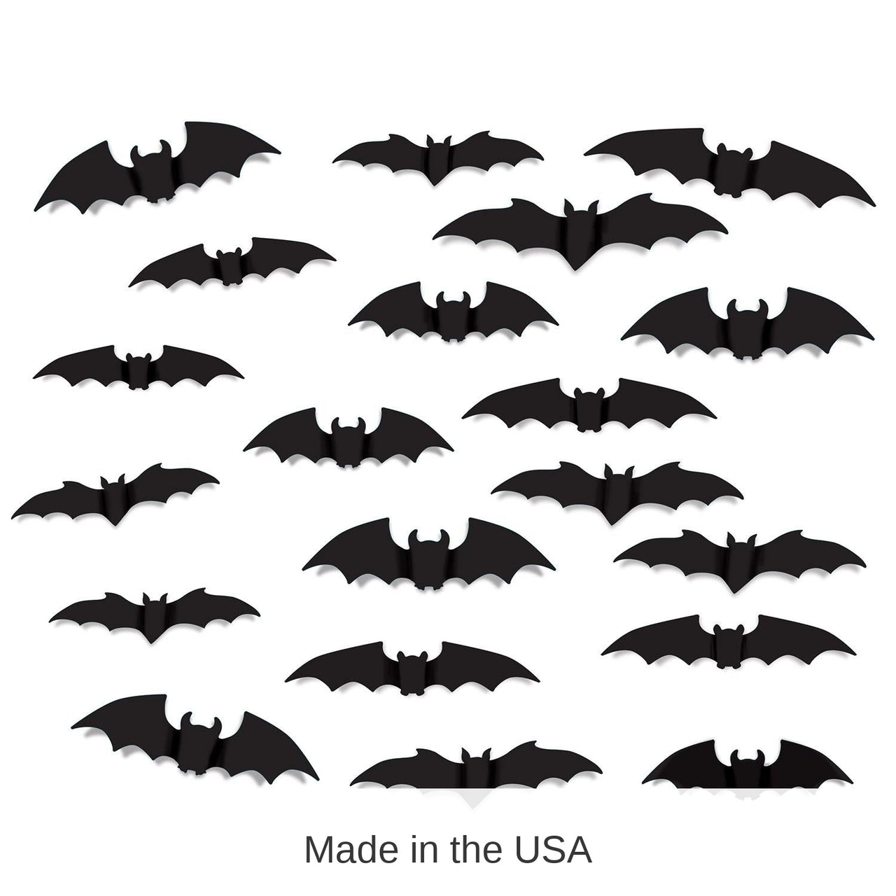 240 Piece Bulk Halloween Bat Silhouettes