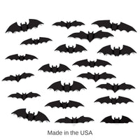 240 Piece Bulk Halloween Bat Silhouettes