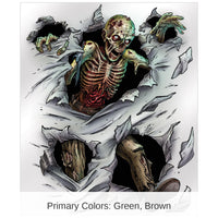 6 Pack Bulk Halloween Zombie Insta-Mural Decoration