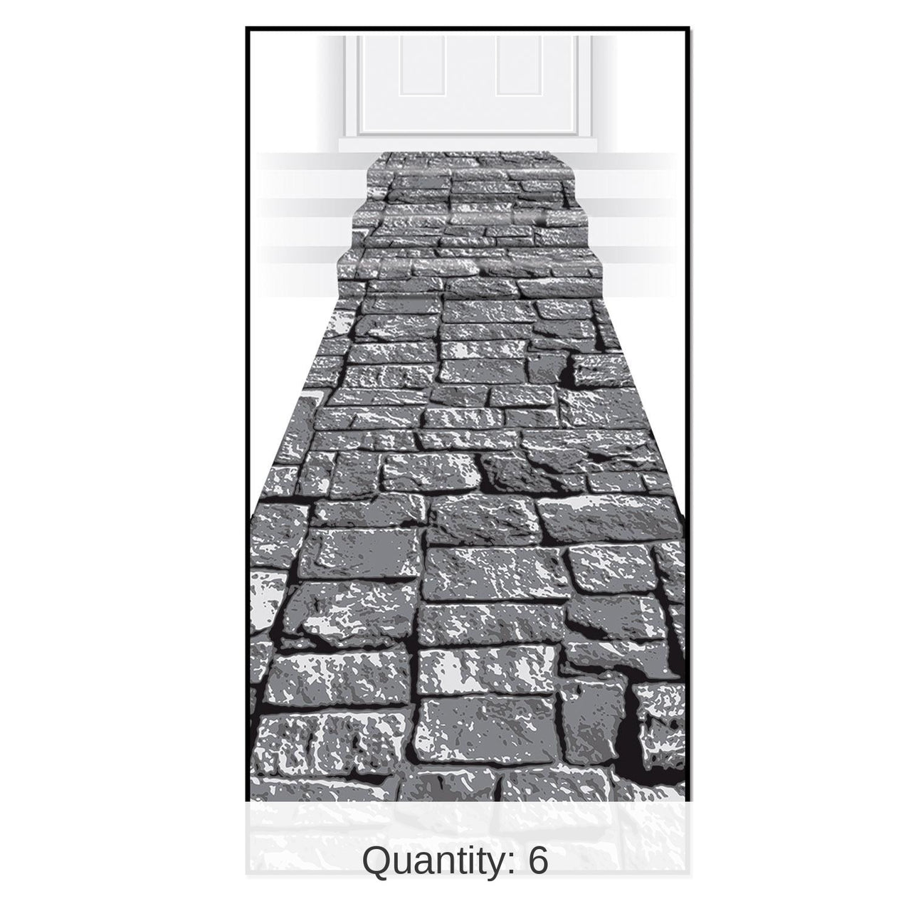 6 Pack Bulk Halloween Stone Path Runner