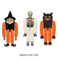 36 Piece Bulk Vintage Halloween Tissue Dancers