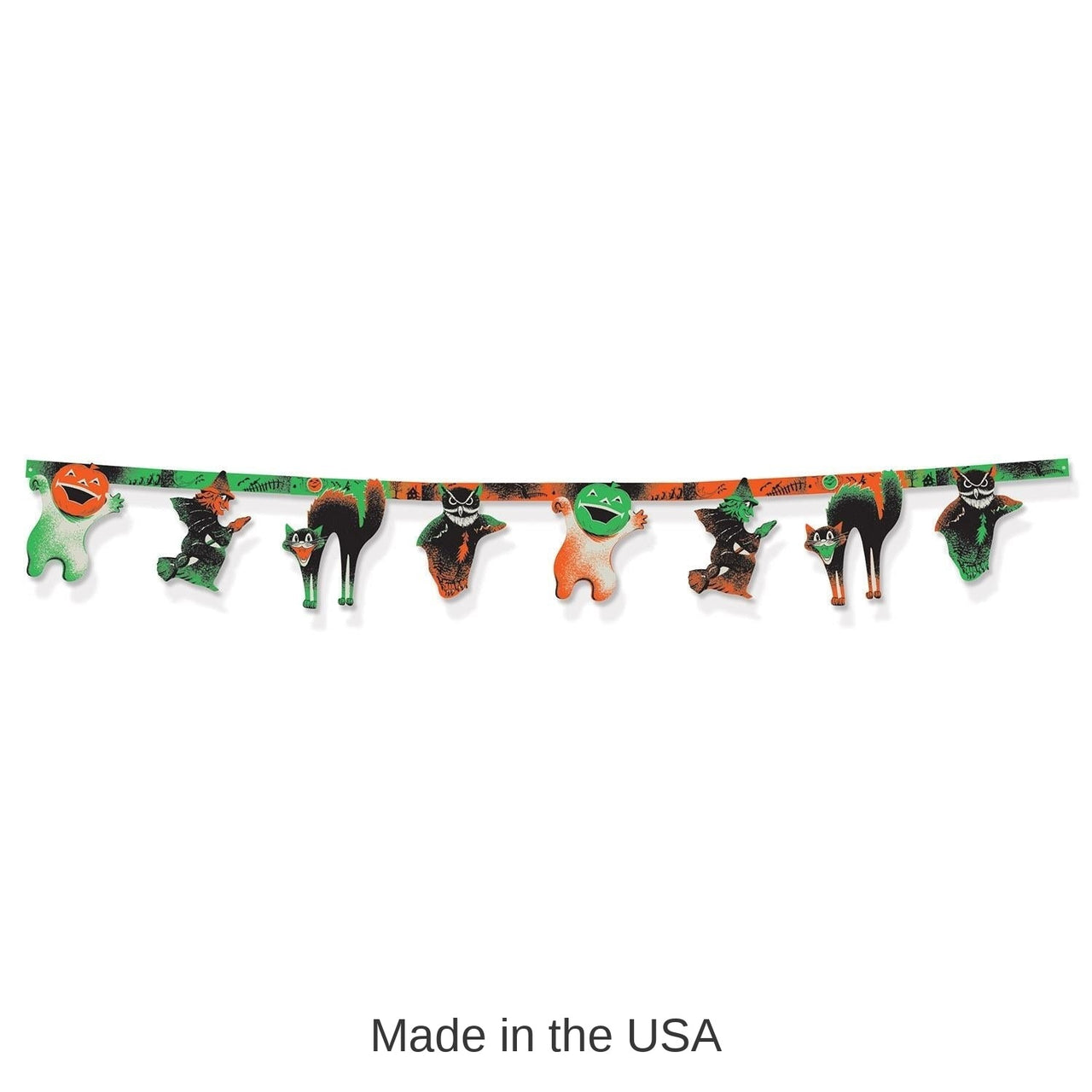 12 Pack Bulk Vintage Halloween Streamer