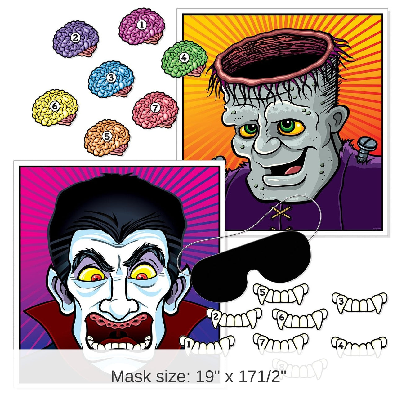 48 Pack Bulk Halloween Party Games